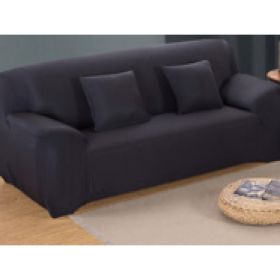 Solid Corner Sofa Covers Couch Slipcovers Elastica Material Sofa Skin Protector Cover Sofa Armchair (Option: 22-PillowcaseÃ—2)