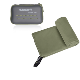 Camping Towels Super Absorbent; Fast Drying Microfiber Travel Towel; Ultra Soft Compact Gym Towel ; Sport Towel (Color: Army Green, size: XL 75x150cm)